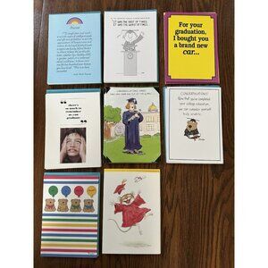 Lot Of 45 Mixed GRADUATION Greeting Cards And Envelopes 8 Designs